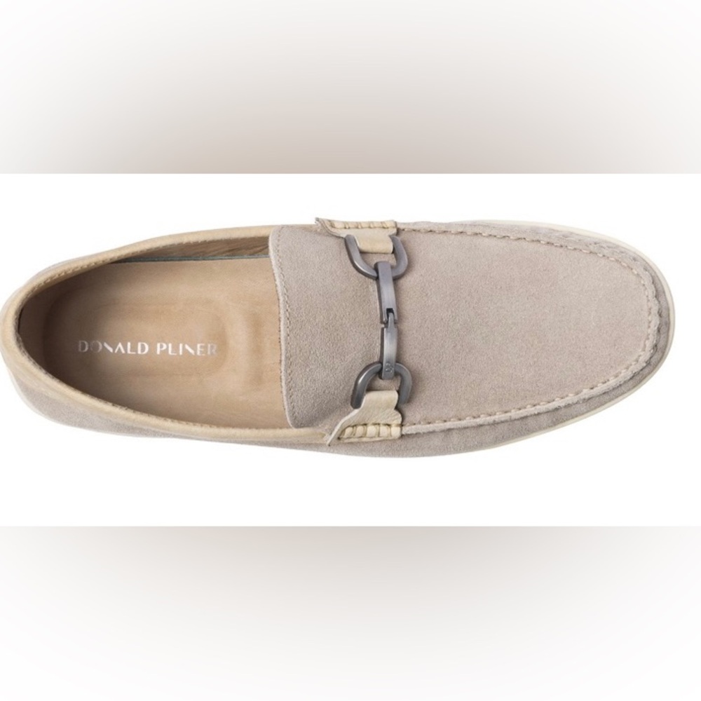 Donald Pliner London 02 Sand men’s size 10.5 Men's Tan Loafers-NWT - Picture 4 of 5